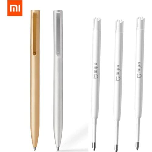2018 Xiaomi All Metal Mijia Sign Pen MI Pen 0.5mm Signing Pen PREMEC Smooth Switzerland Refill MiKuni Japan Ink Office Pen