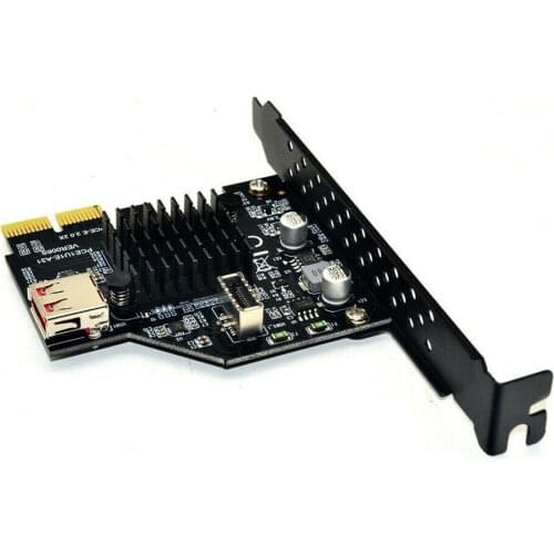 1PCS PCIe To USB 3.1 Type E Front Panel Socket Adapter Card Express For Motherboard