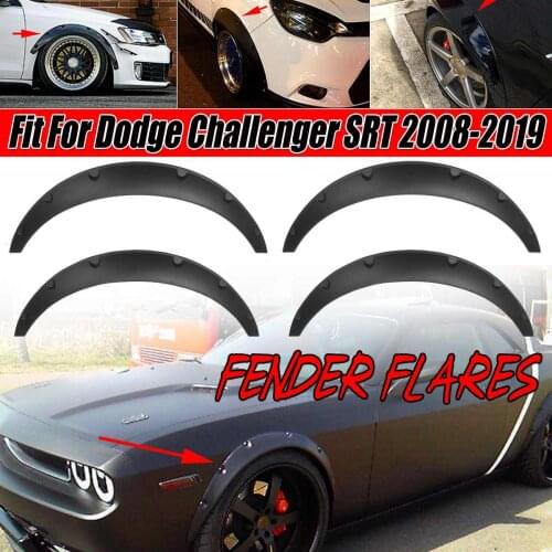 4pcs Universal Fender Flares Car Mudguard Flares Flexible For VW GOLF MK5 MK6 For AUDI A6 A7 A8 For Benz W205 W204 W203