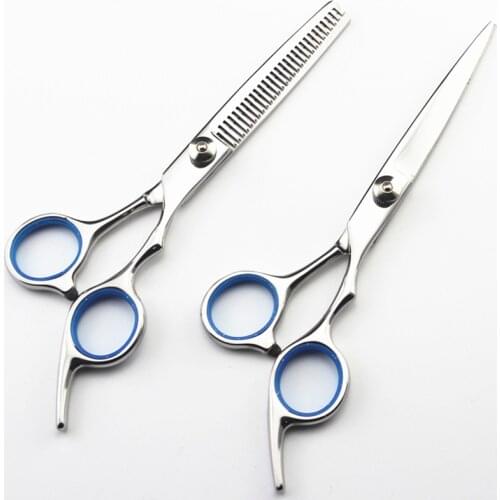 6'' professional hairdressing scissors barber thinning scissors cut hair scissors set japanese hair clipper coiffeur cabelereiro