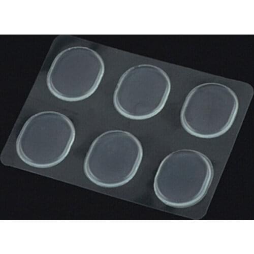 6 PCs/Sheet Women Ladies Girls Silicone Gel Shoe Insole Inserts Pad Cushion Heel Grips Liner Women Gifts