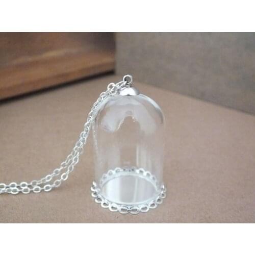 Corn Flower Silver Chains