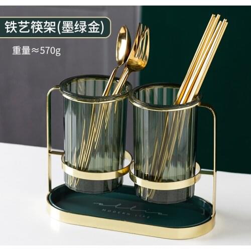 Chopsticks Holder Household Bucket Rack Tableware Storage Box Storage Rack Kitchen Chopsticks Basket Can Be Drain Cage