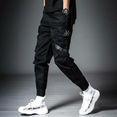 Joggers Men Korean Streetwear Oversize Cargo Pants 2021 Fashion Trend Clothing Mulit Pocket Military Harajuku Sweatpants