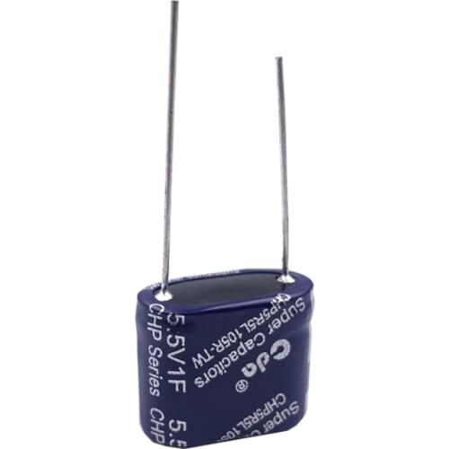 Ultracapacitor Electrochemical Capacitors Electrical Double-Layer Capacitor 5.5V 0.5F 1F 1.5F 2F 2.5F 3.5F 4F 5F 7.5F 10F 15F