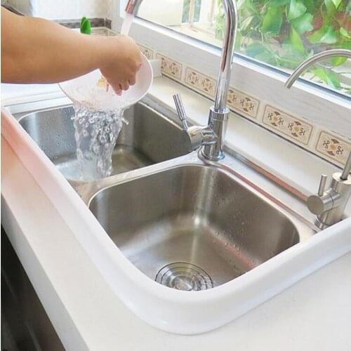 Flexible water stopper bathroom kitchen flood barrier rubber dam Dry and Wet Separation door bottom sealing strip dust guard