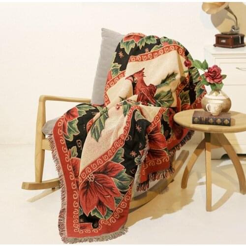 Chic Printed Tapestries Fashion Household Sofa Side Macrame Decor Large Area Picnic Blanket Sofa Cover Sea Travel Shawl Valance