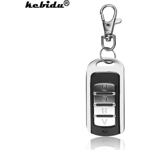 Kebidu 433MHz Wireless 4 Keys Copy Cloning Garage Door Remote Control Duplicator Key for PT/SC/LX/HX/HT Wholesale