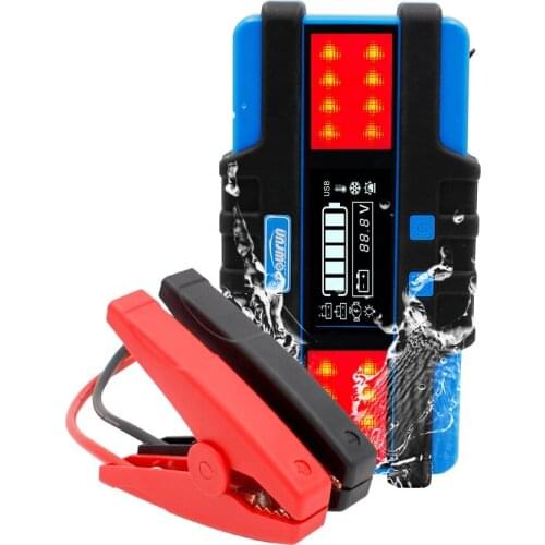 POWRUN Heavy Duty 12000mAh Powerbank Jump Starter GS Multifunction Portable 12V Car Battery Jump Starter for emergency charger