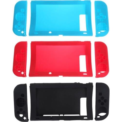 2021 New for nintendo switch Anti-slip Silicone Host Rubber Case Cover Skin Protective