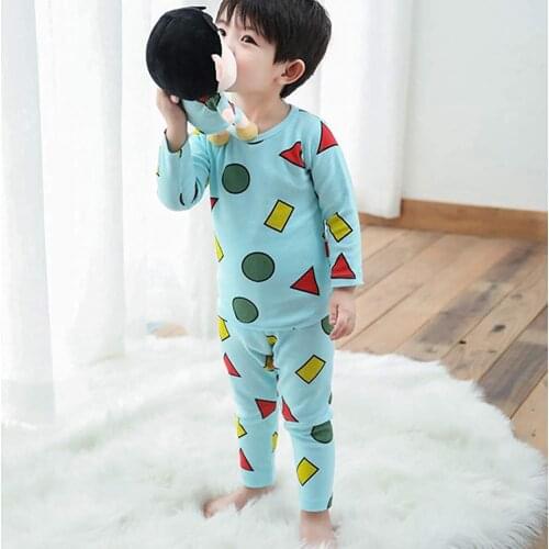 Baby Girl Clothes Baby Clothes Set Infant Kid Baby Boys Cartoon Print Tops Pants Pajamas Sleepwear Christmas Outfit Clothes