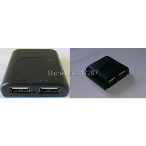 DIY Use Input 5V-12V Output Dual USB 5V Max 2.5AUSB Junction Box Solar Panel USB Voltage Controller Converter Controller