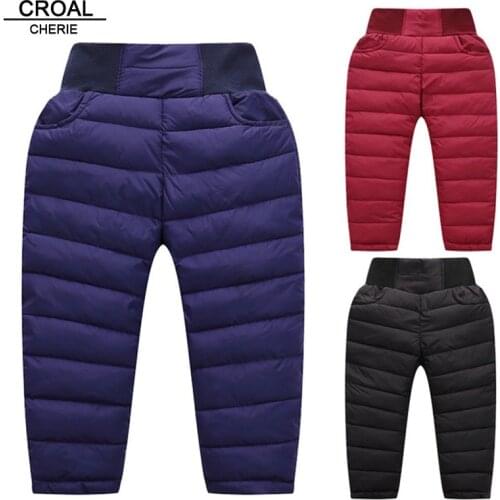 CROAL CHERIE Winter Pants For Kids Thick Long Pants Girls Leggings Children Clothing Girls Boys Pants Trousers