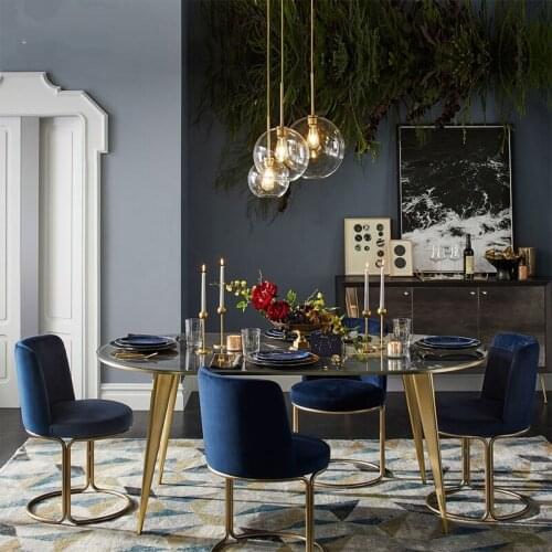 Postmodern Led Glass Ball E27 Pendant Lights Nordic Cafe Bar Loft Living Room Hang Lamp Bedroom Bedside Decor Lighting Fixtures