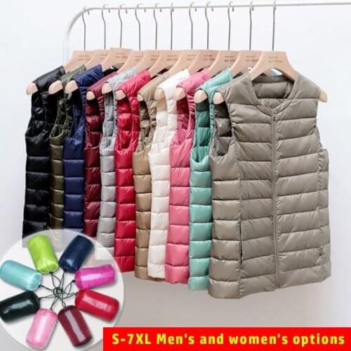 Ultralight Womens Warm Vest Autumn Down Winter Sleeveless Coats Female Office Vests for Women Lightweight Padded Jackets