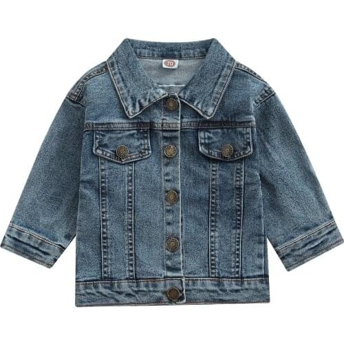 WALLARENEAR Denim Jackets For Girls