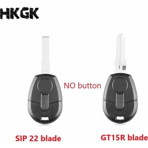 Replacement Remote Key Shell Case For Fiat Transponder Key Shell Blank Case Cover GT15R blade