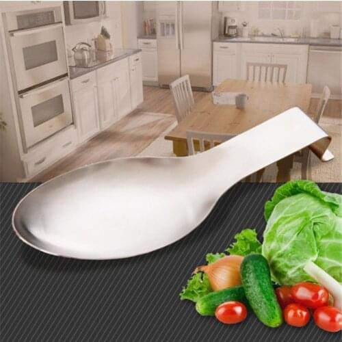 1PC Stainless Steel Spoon Rack Soup Holders Kitchen Storage Tools Multifunctional Spatula Rack Kitchen Accessories