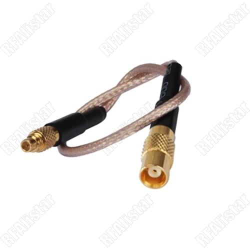 10 Pieces MMCX Male Plug to MCX Female Jack RG178 RF Pigtail Cable Adapter Connector 15cm/30cm/50cm/80cm/1M/2M Or Custom Service