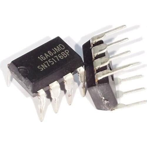 10PCS SN75176BP DIP8 SN75176 DIP 75176 DIP-8 and original IC