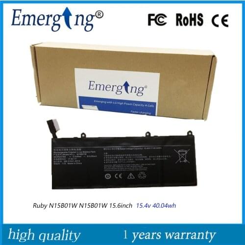 15.4V 40.04WH New Laptop Battery N15B01W For Xiaomi Ruby 15.6inch TM1703 N15B01W TM1802-AD TM1802-AP TM1802-AC TM1709