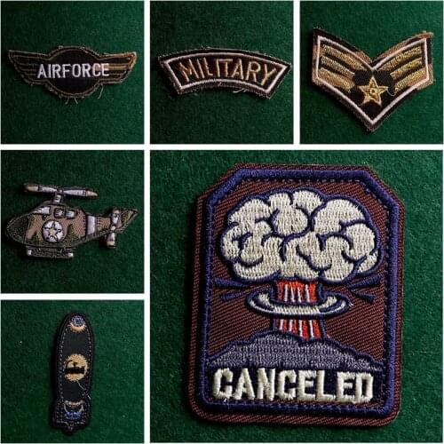 2PCs/Lot DIY Army Military Patches Embroidery Iron on USA Patch for Clothing Backpack Tactical Patches Badges Clothes Stickers