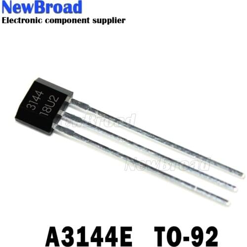 200PCS A3144E TO92 A3144 TO-92 3144 Hall Effect Sensor new and original IC
