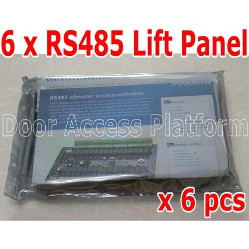 1 Order=6 pcs of 0- 32 Floors RS485 telecommunication Lift Access Controller Panel,Elevator Controller PCB Board+PC Software kit