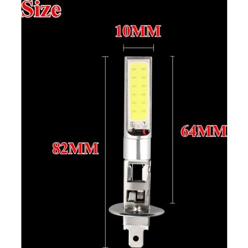 4pcs H1 LED Headlight High Low Beam Light SMD Bulbs Vehicle Lamp