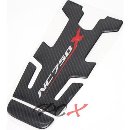 For HONDA NC750X NC 750X Motorcycle Accessories Carbon Fiber Oil Fuel Gas Tank Pad Tankpad Decal Protector Sticker
