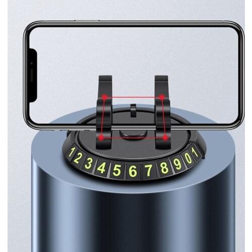 Car Accessories Car Temporary Stop Sign Parking Number Plate Cell Phone Mount Bracket Car Phone Holder Car License Plate Holder