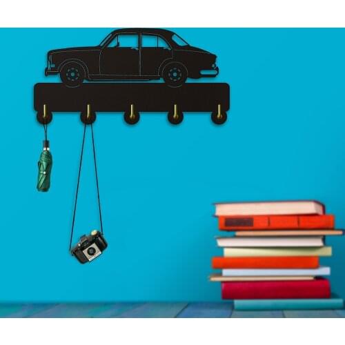Automobie Coat Wall Hook Car Srevice Business Sign Clothes Multi-purpose Bag Key Holder Hanger Rack Hooks Car Lover Gift