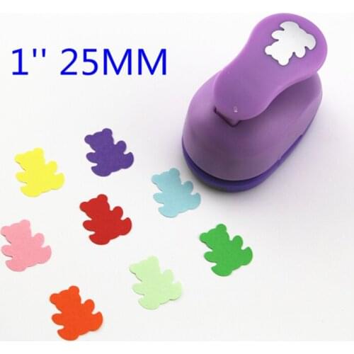 Free ship 1'' Bear paper cutter scrapbooking punches paper punch eva foam punch child diy craft punch scrapbookS293717