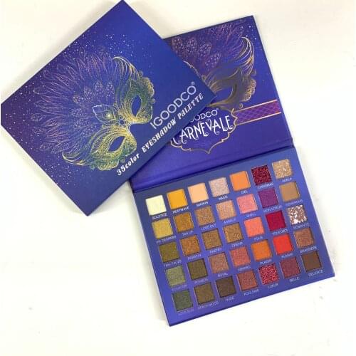 35 Colors Pearly Matte Sequins Large Multi-Color Eyeshadow Palette