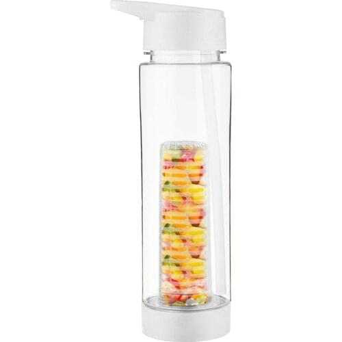 Water Bottle Fruit Water Bottle Sports Fruit Cup With Straw Lid and Infusion Basket 700ml Plastic Camping Travel Bottle 2021 New