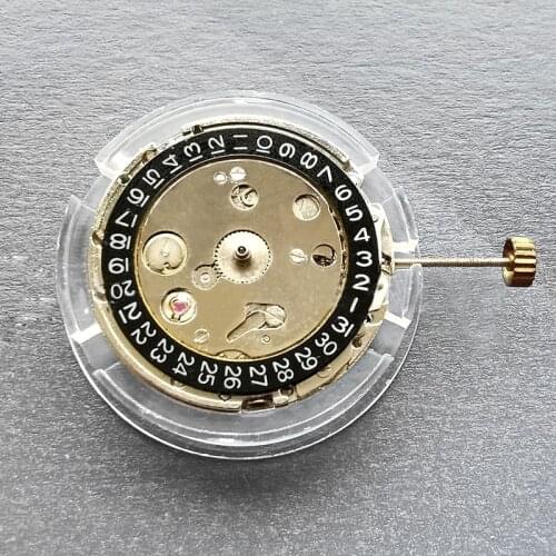Watch Movement Black Calendar for 2813 Single calendar 3 hands Date at 3/6 o'clock movement Automatic Mechanical Movement