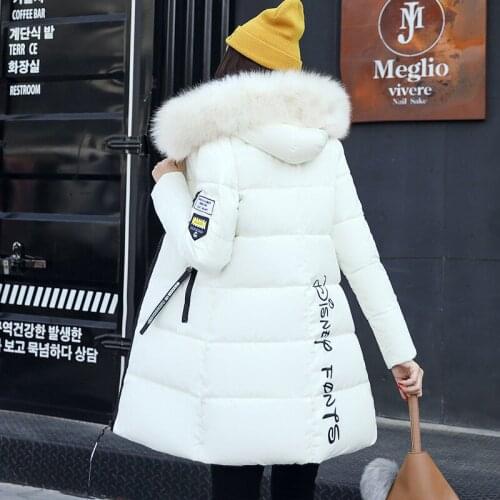 KMETRAM Winter Woman Coats 2020 Faux Fur Collar Korean Parka Women Jacket Long Coat Female Down Cotton Parkas Chaqueta Mujer MY