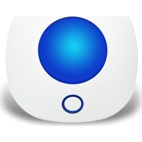 Indoor Wireless Flashing Strobe Siren Light Siren Plug & Play For Home Burglary Intrusion Alarm System Home Security