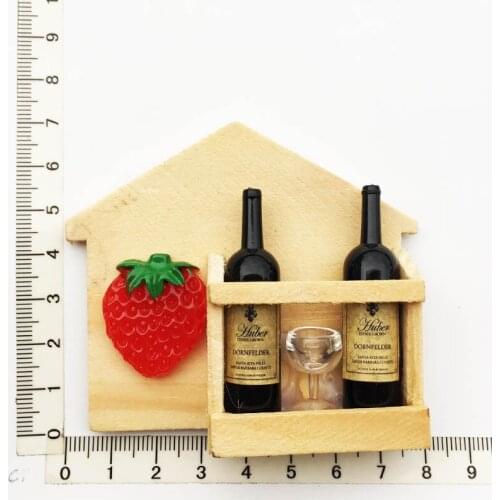 Fridge Magnet Creative Travel Commemorate Crafts 3D Ornaments Magnetism Resin Material Refrigerator Stickers