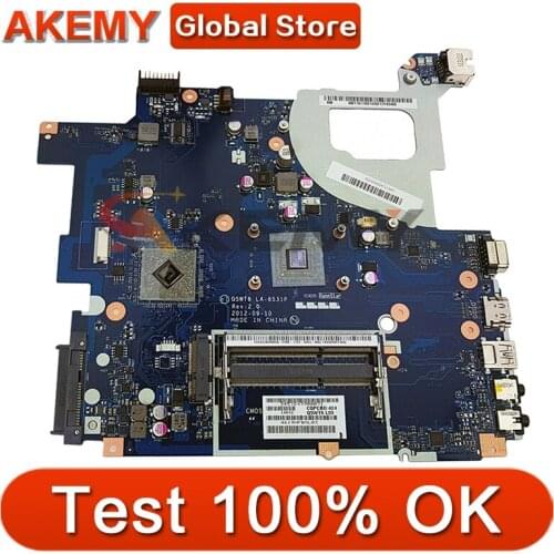 Akemy For ACER Aspire E1-521 EM1200 Q5WT6 LA-8531P Laptop motherboard Mainboard NB.Y1G11.002 NBY1G11002 DDR3
