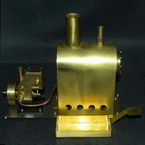 Mini Pure Copper Steam Engine Model Toy Creative Gift Set With Boiler Model Toys For Kids Adults High Quality - G-1B