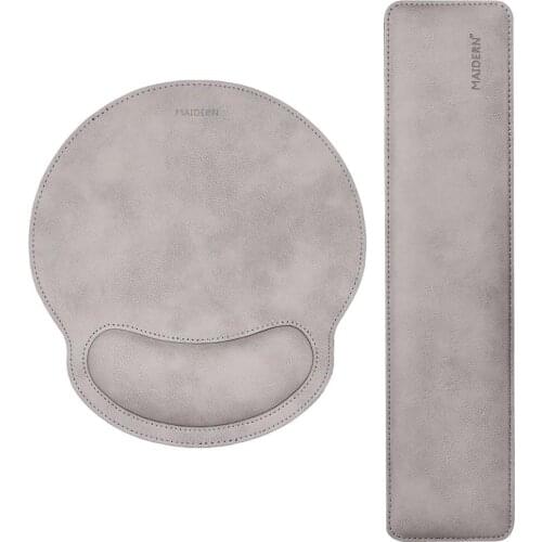 Memory Foam Set Keyboard Wrist Rest Pad and Mouse Pad with Wrist Cushion Support for Office, Computer, Laptop, Mac - Comfortable