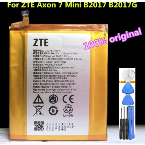 2019 New Original Li3927T44P8H726044 Battery 2705mAh For ZTE Axon 7 Mini / B2017 / B2017G 5.2" Battery + Tools