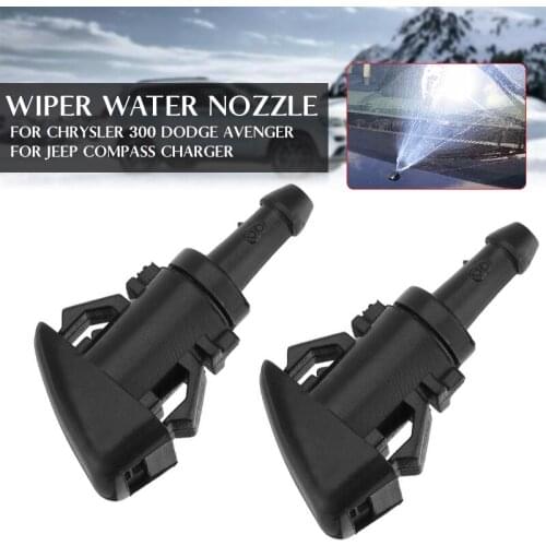 Car Windshield Washer Wiper Water Spray Nozzle for Chrysler Dodge Magnum Charger Avenger Jeep Compass