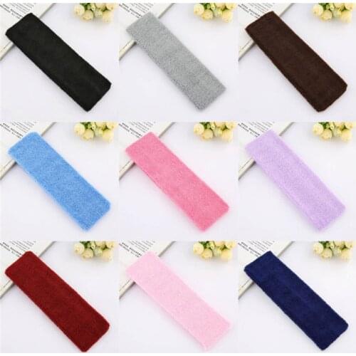 1PC Headband Women/Men Cotton Sweat Sweatband Headband Yoga Gym Stretch Head Band for Sport Elasticity Yoga Hair Bands Sports
