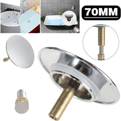 Practical Home Kitchen Bathroom Sink Bath Tub Floor Water Stopper Plug 70mm Drain Stop Bathroom Accessories Bathtub Stopper
