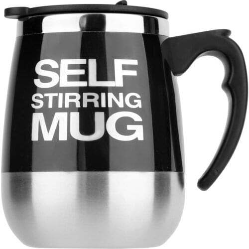OUTAD 450ML Stainless Self Stirring Mug Auto Mixing Drink Tea Coffee Cup Office Home Sale