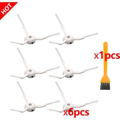 5Pcs 3 Arms Side brushes for Xiaomi/Roborock S50 S51 S55 Robot Vacuum Cleaner Brushes Parts Accessories Side Brush