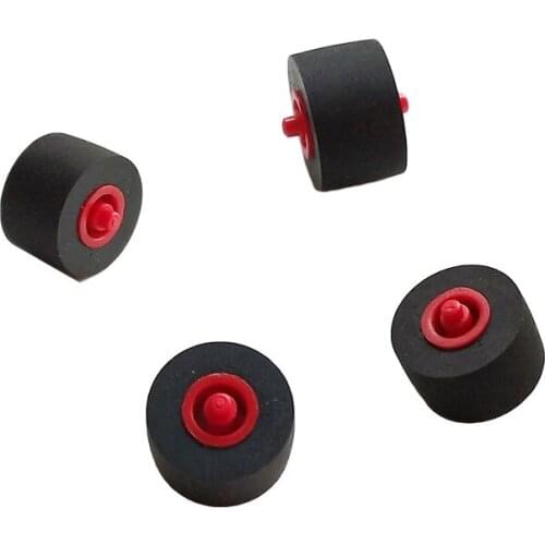 1.5mm * 10mm * 7mm Card Seat Audio Belt Pulley Red Core Axi Tape Recorder Amplifiers Walkman Pulley Wheel Pressure Pinch Roller