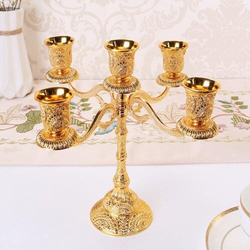 Wedding Wedding 5,5,3 candlestick European candlestick Table Candlelight Dinner Hotel Home Decoration